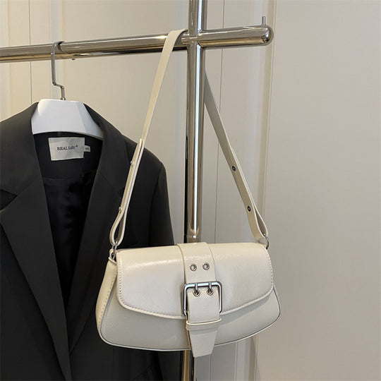 Damen Umhängetasche mit eleganter Schnallenverzierung Nord Taschen