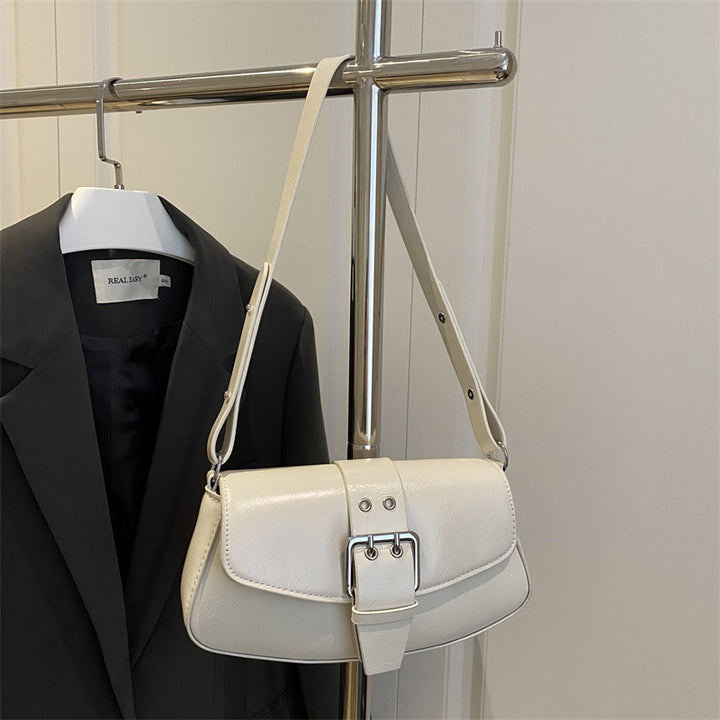 Damen Umhängetasche mit eleganter Schnallenverzierung Nord Taschen