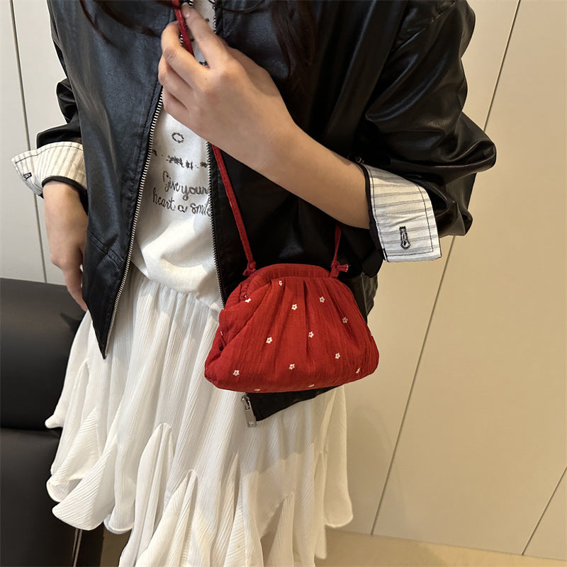 Damen stilvolle Wickeltasche mit floralem Design Nord Taschen