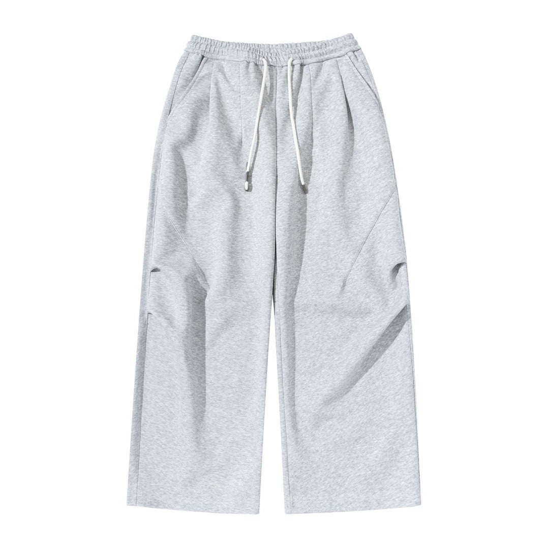 Damen Weite Cropped-Jogginghose aus French-Terry mit hohem Elastikbund, Kordelzug und Eingrifftaschen Nord Taschen