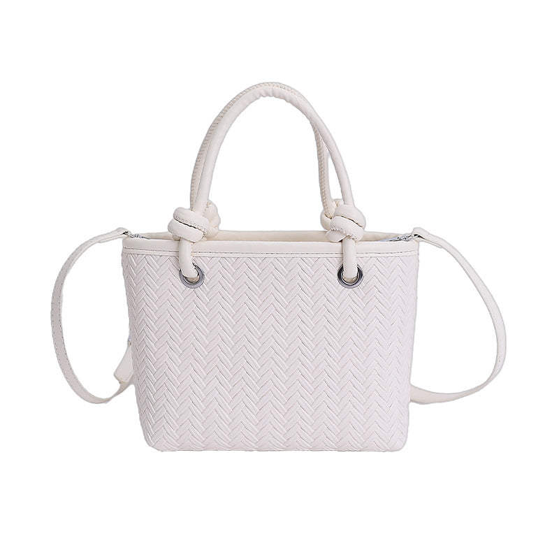 Damenhandtasche im modernen geflochtenen Design Nord Taschen