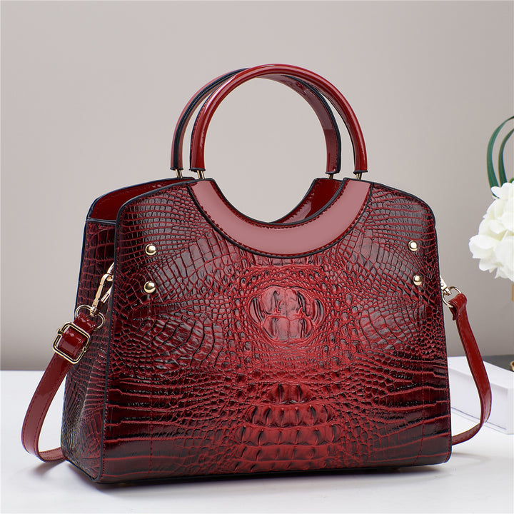 Damen elegante Handtasche mit stilvollem Griffdesign Nord Taschen