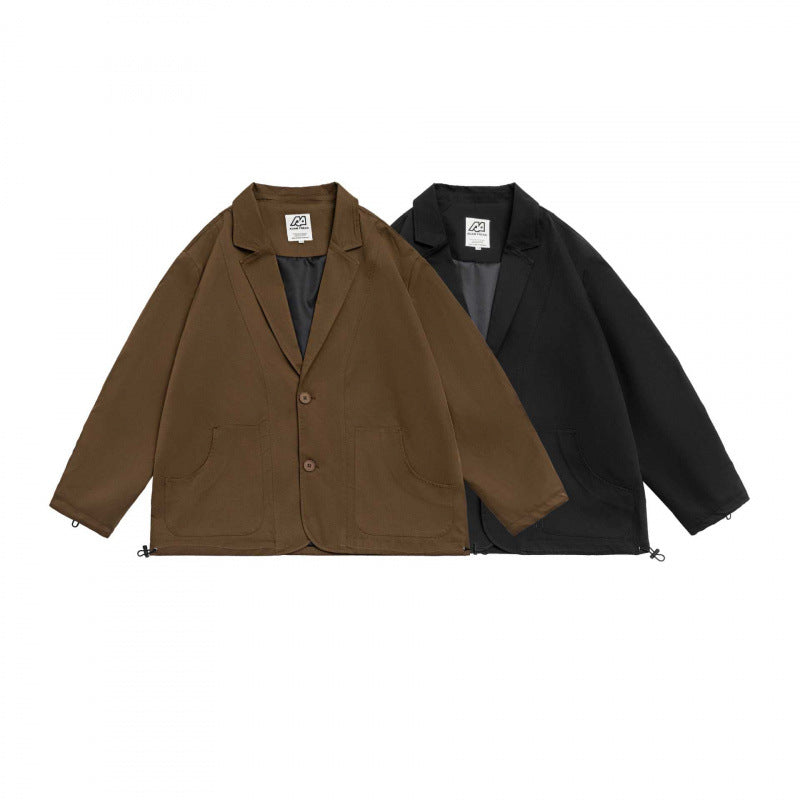 Unisex Oversize-Blazerjacke im Utility-Look mit Tunnelzug und aufgesetzten Eingrifftaschen Nord Taschen