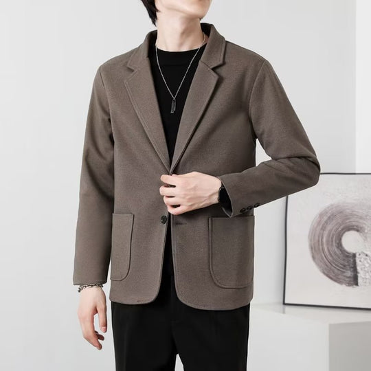 Herren Stylish Casual Blazer mit Klappkragen Nord Taschen