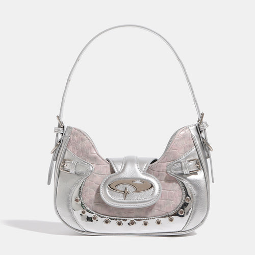Damen Designer Umhängetasche mit luxuriösem Metallic-Finish Nord Taschen