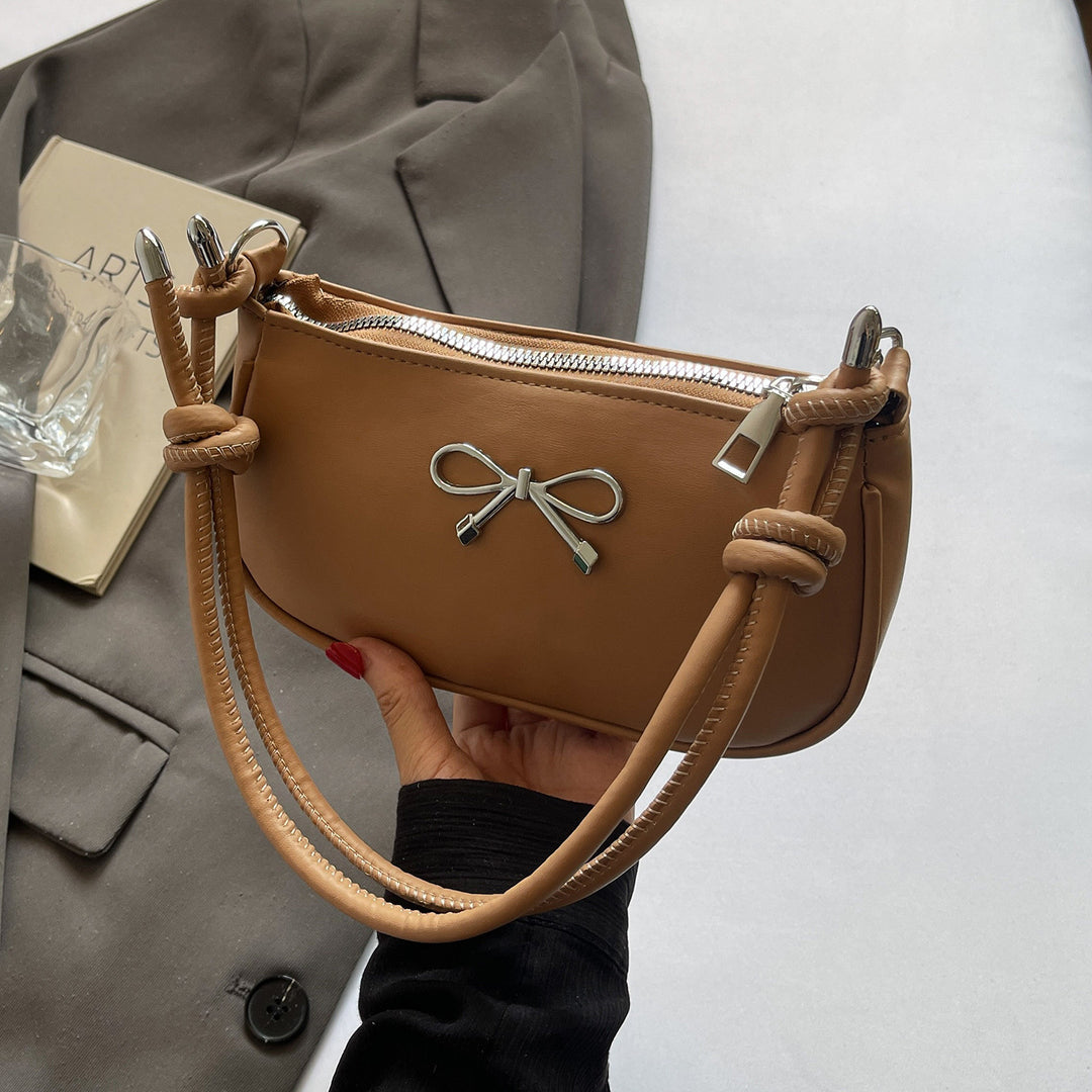 Damen elegante Handtasche mit dekorativen Schleifendetails Nord Taschen