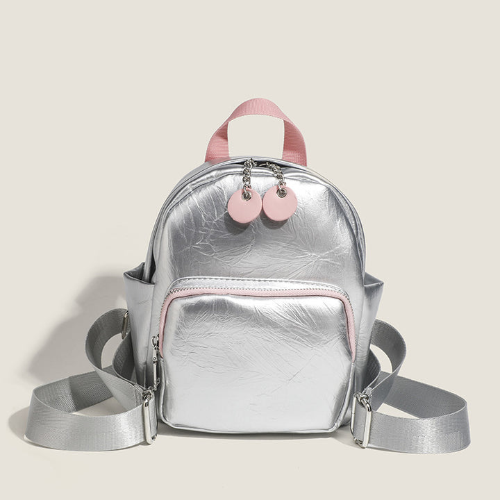 Damen Mini-Rucksack mit schickem Metallic-Finish und praktischen Fächern Nord Taschen