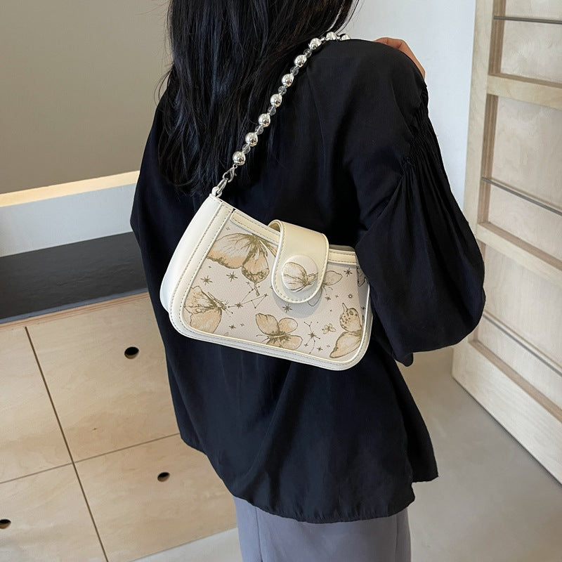Damen elegante Umhängetasche mit floralem Design Nord Taschen