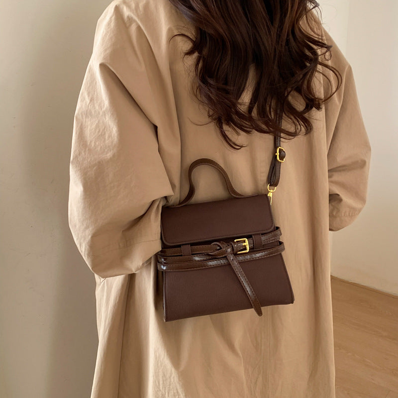 Damen Handtasche mit abnehmbarem Schultergurt und elegantem Gürtel Nord Taschen