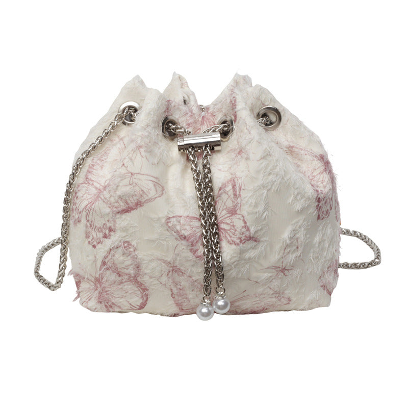 Damen trendige Tasche mit verspieltem Pelz-Detail Nord Taschen