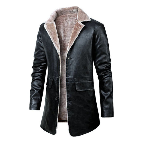 Herren Elegante Lederjacke mit Warmfutter Nord Taschen