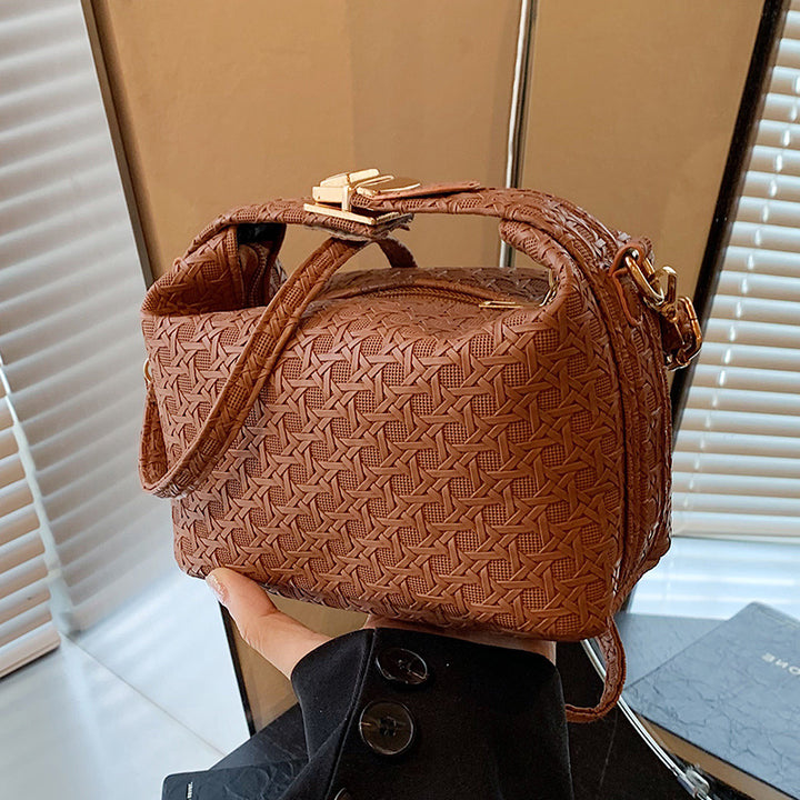 Damen strukturiertes Handtaschen-Design mit abnehmbarem Schulterriemen Nord Taschen
