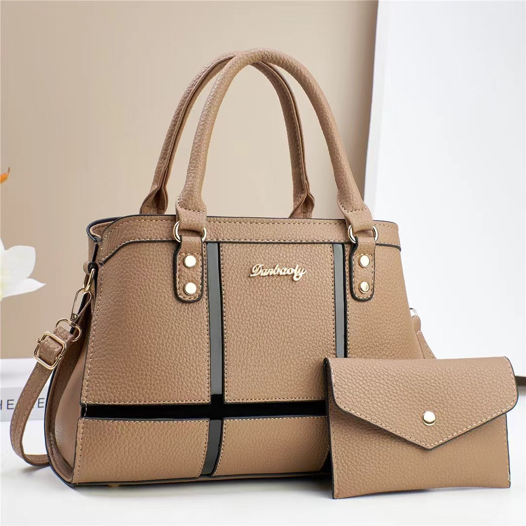 Damen praktische Handtasche mit abnehmbarer Clutch Nord Taschen