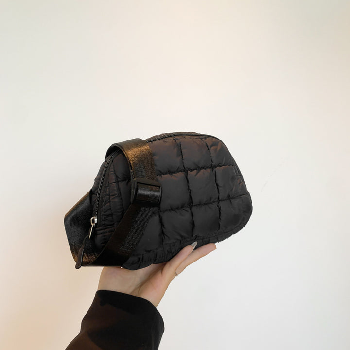 Damen praktische Umhängetasche mit gestepptem Design Nord Taschen