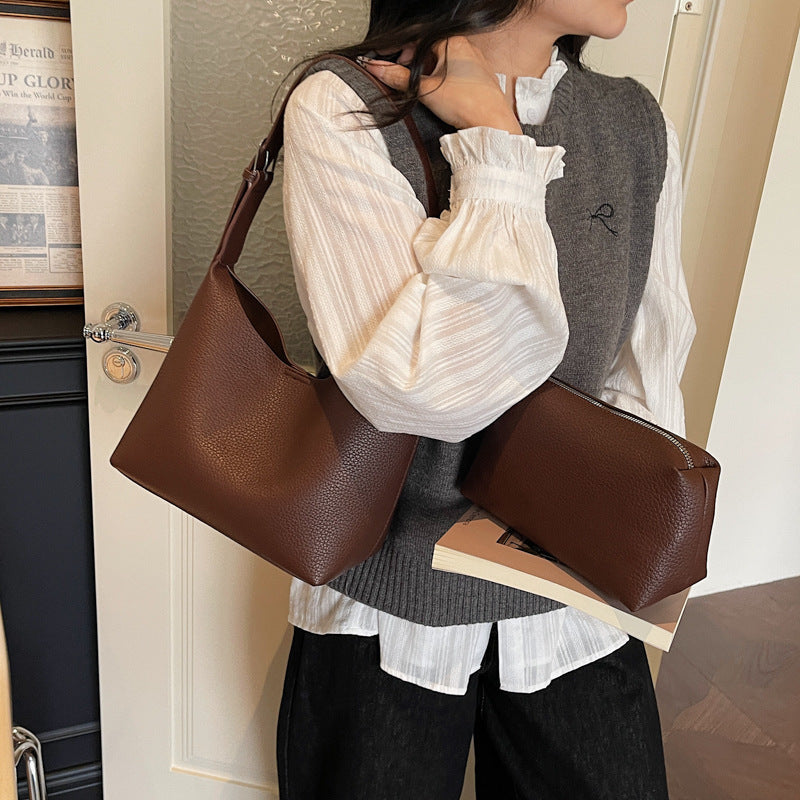 Damen Hobo-Tasche aus geschmeidigem Kunstleder mit elegantem Design Nord Taschen
