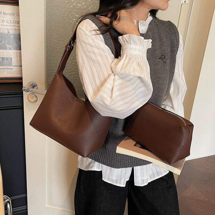 Damen Hobo-Tasche aus geschmeidigem Kunstleder mit elegantem Design Nord Taschen