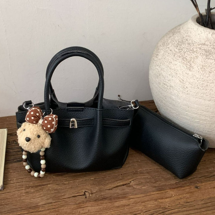 Damen Handtasche mit charmantem Tieranhänger Nord Taschen