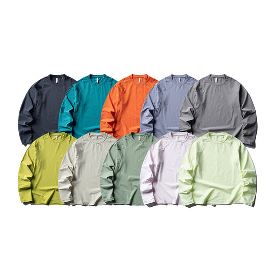 Unisex Leichter technischer Longsleeve mit Rundhalsausschnitt, Raglanärmeln und atmungsaktivem Funktionsmaterial Nord Taschen