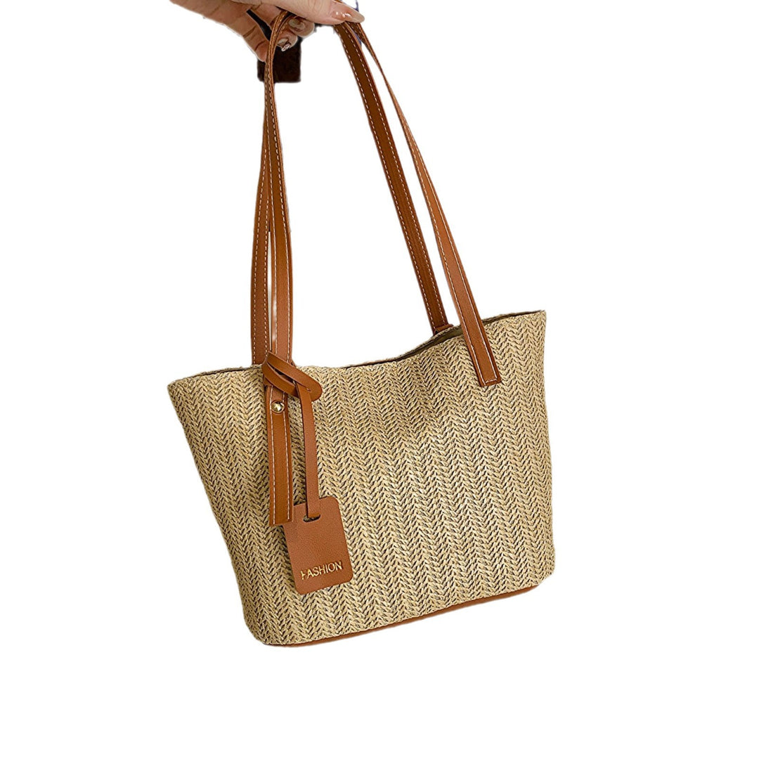 Damen elegance Handtasche aus geflochtenem Material Nord Taschen