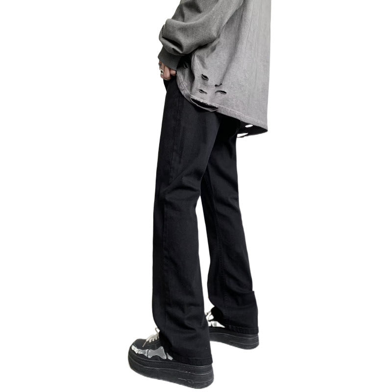 Herren Baumwollmix-Hose mit geradem Bein, lockerem Schnitt und tiefer Leibhöhe Nord Taschen