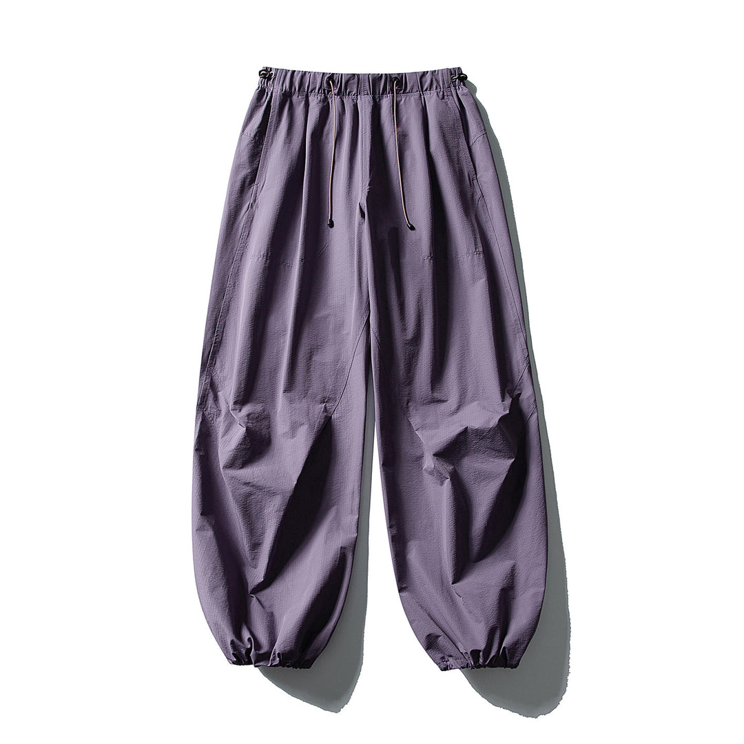 Unisex Weite Ripstop-Hose im Balloon‑Schnitt mit Tunnelzugbund und Utility‑Taschen Nord Taschen