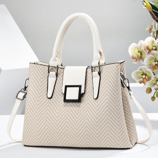 Damen elegante Umhängetasche mit strukturiertem Design und abnehmbaren Schulterriemen Nord Taschen