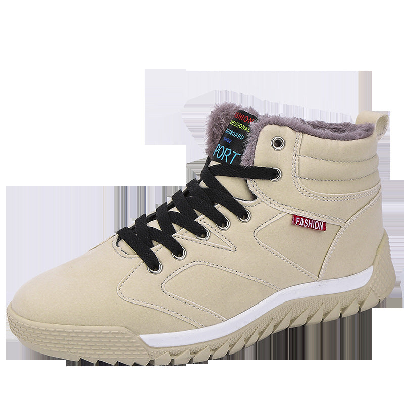 Damen Gefütterte High-Top Winter-Sneaker mit Teddyfutter, gepolstertem Schaft und griffiger Profilsohle Nord Taschen
