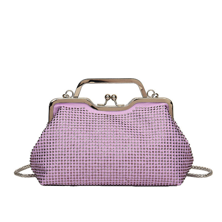 Damen elegante Clutch-Tasche aus funkelndem Strass Nord Taschen