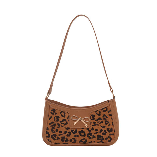 Damen Umhängetasche mit Leopardenmuster und elegantem Kettenriemen Nord Taschen