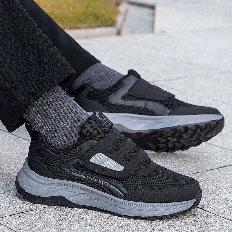 Damen Sportliche Sneakers mit praktischem Klettverschluss und atmungsaktiver Mesh-Oberfläche
