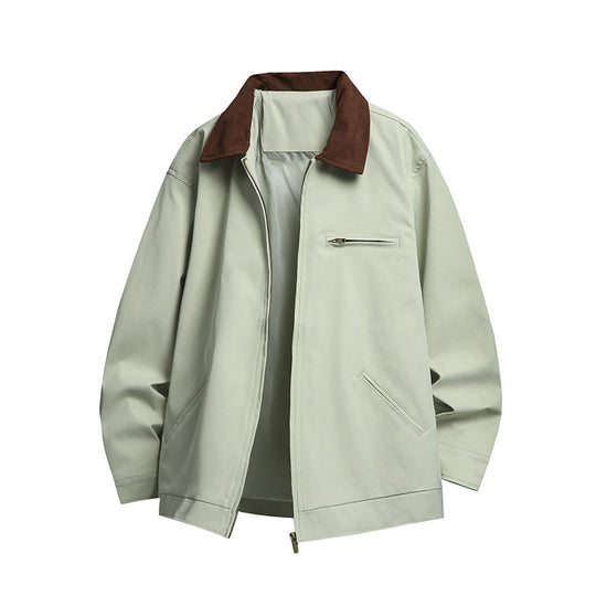 Herren Modische Übergangsjacke mit hohen Kragen und praktischen Taschen Nord Taschen
