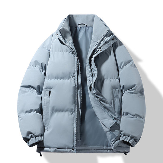 Herren Modische Thermo‑Wattierte Kurzjacke im Boxy‑Schnitt mit Rippenkragen Nord Taschen