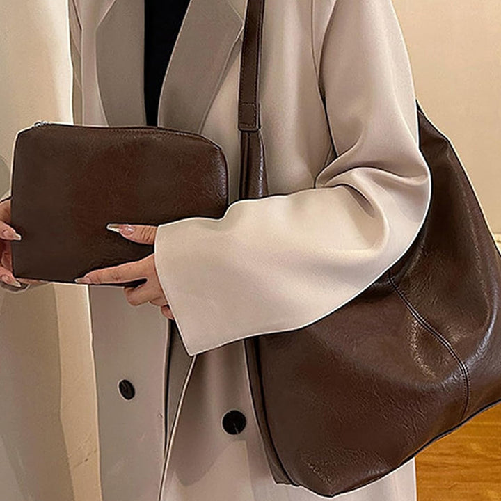 Damen Hobo-Tasche mit abnehmbarer Kosmetiktasche Nord Taschen