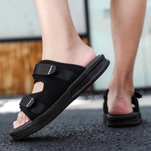 Damen Sportliche Badesandalen mit ergonomischem Klettverschluss und rutschfester Sohle