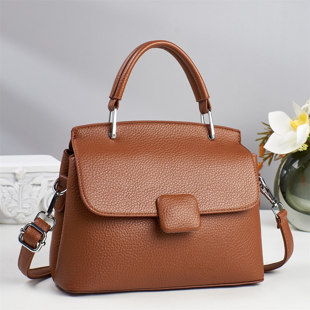 Damen elegante Handtasche mit strukturierter Oberfläche und abnehmbarem Schulterriemen Nord Taschen