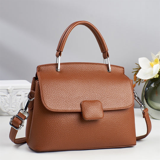 Damen elegante Handtasche mit strukturierter Oberfläche und abnehmbarem Schulterriemen Nord Taschen