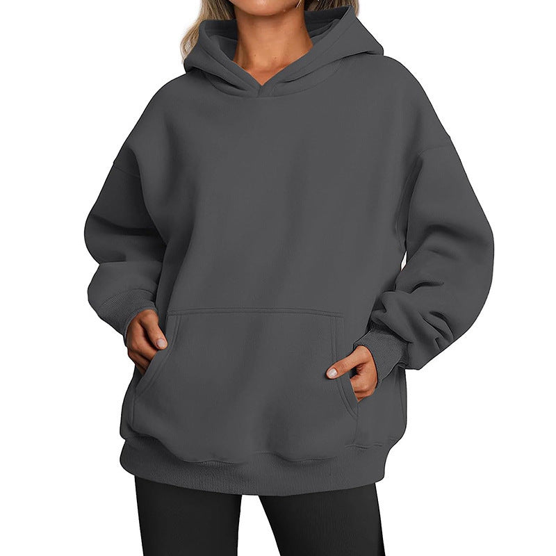 Damen bequemer Kapuzenpullover