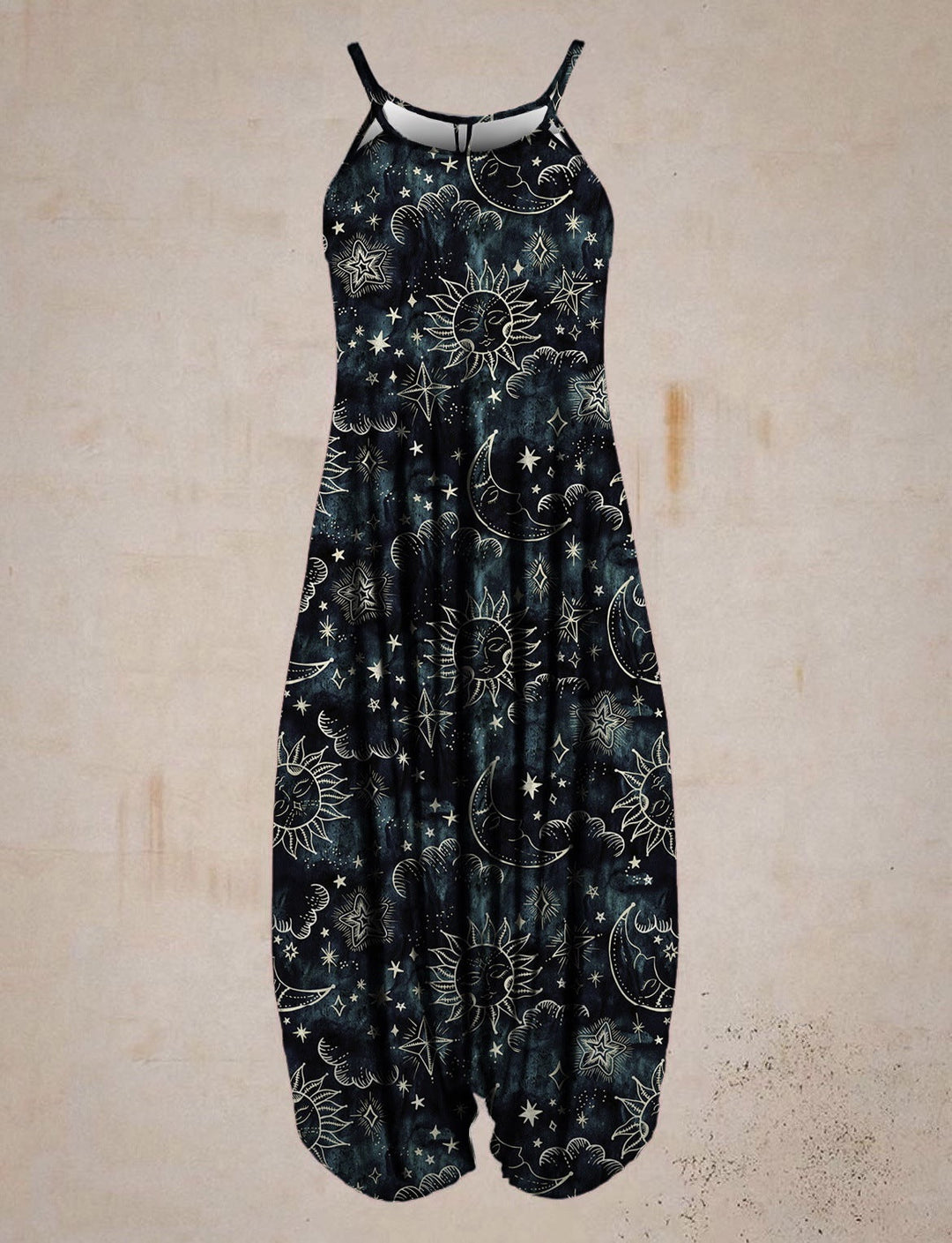 Damen Jumpsuit mit astrologischem Print Nord Taschen