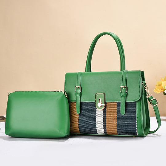 Damen elegante Schultertasche mit abnehmbarem Kleinfach Nord Taschen