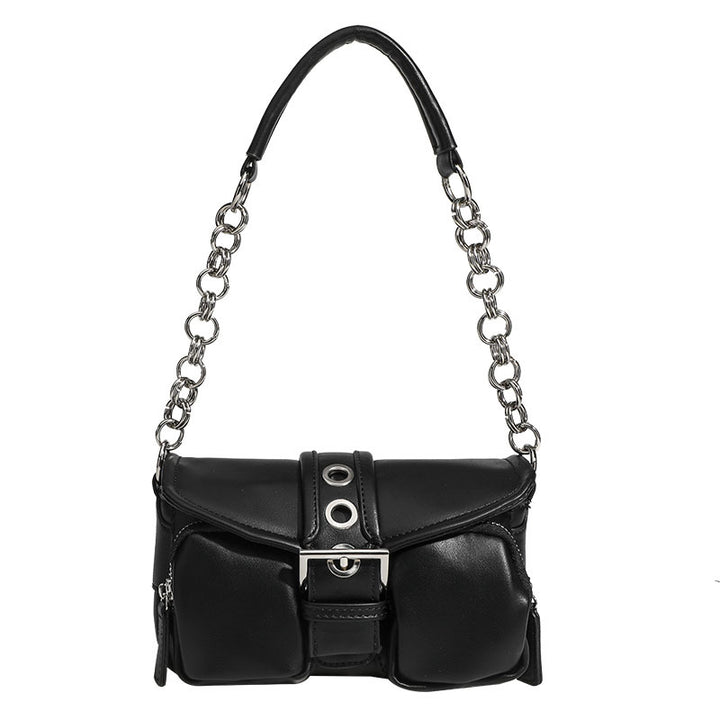 Damen Schultertasche mit verstellbarem Kettenriemen und fließendem Design Nord Taschen