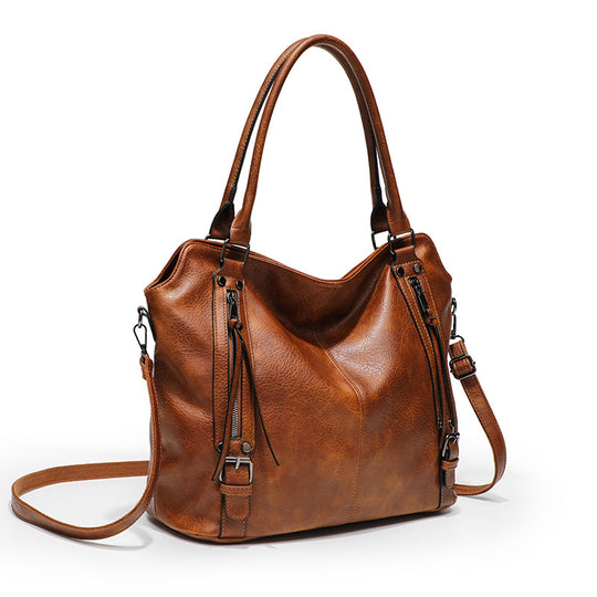 Damen Schultertasche mit elegantem Lock-Beutel-Design und vielseitigen Trageoptionen Nord Taschen
