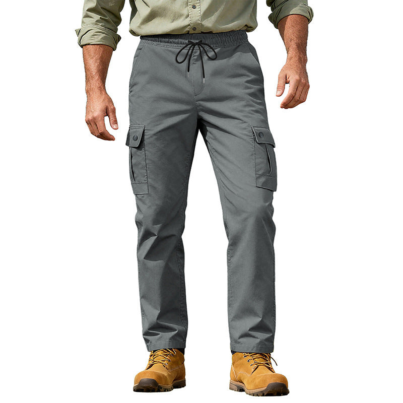 Herren Utility-Cargo-Hose mit elastischem Bund, verstellbarem Kordelzug und Mehrfachtaschen Nord Taschen