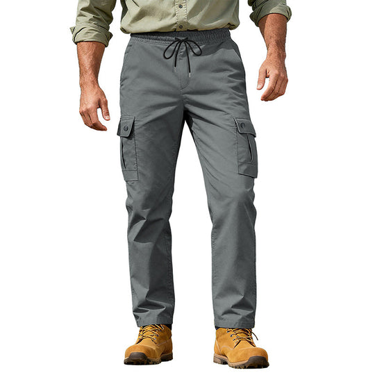 Herren Utility-Cargo-Hose mit elastischem Bund, verstellbarem Kordelzug und Mehrfachtaschen Nord Taschen
