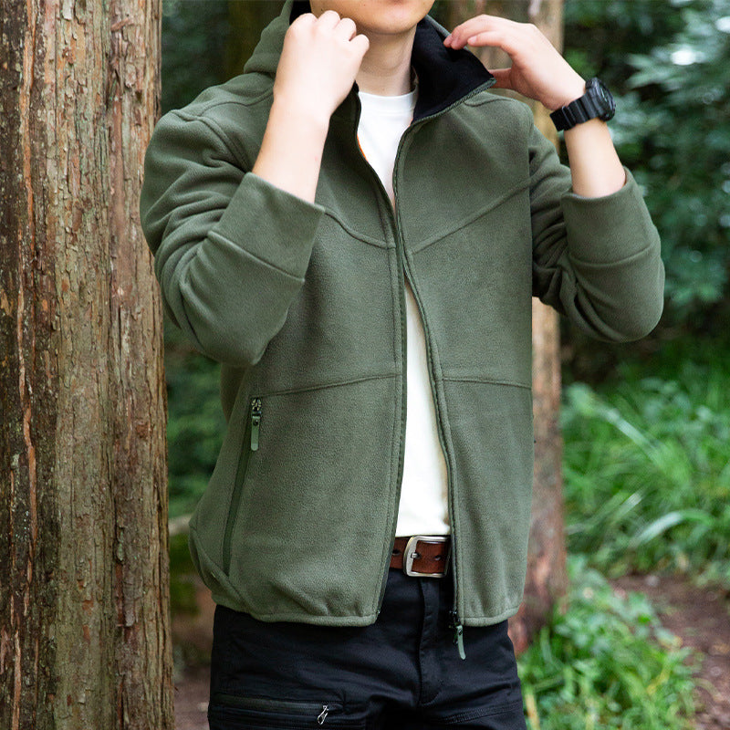 Herren Fleecejacke mit praktischen Taschen Nord Taschen