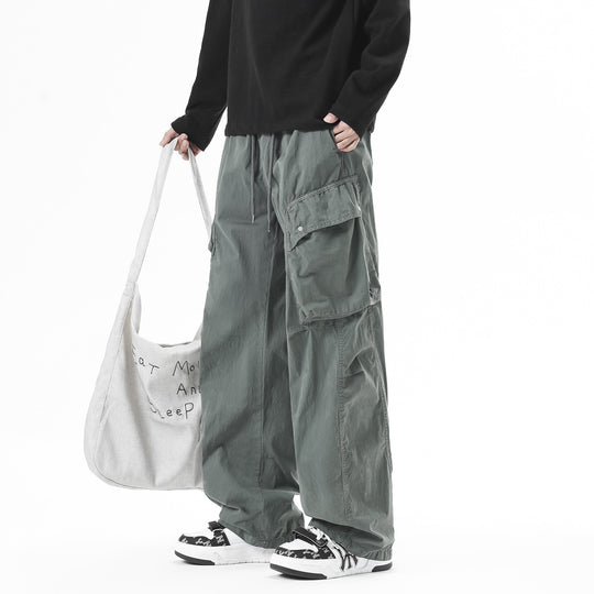 Herren Leichte Cargo-Jogginghose mit Elastikbund, Kordelzug und Mehrzwecktaschen Nord Taschen
