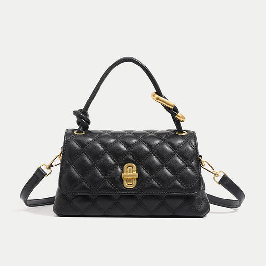 Damen Handtasche mit abnehmbarem Schulterriemen und elegantem Kettenverschluss Nord Taschen