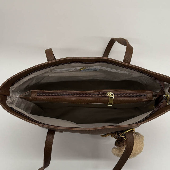 Damen Shopper Tasche mit zeitlosem Design und robusten Trageriemen Nord Taschen