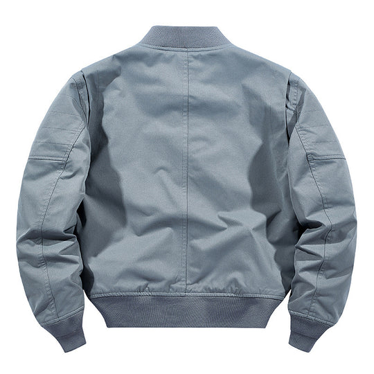 Herren leichter Bomberblouson im Utility-Canvas mit Rippenbündchen Nord Taschen