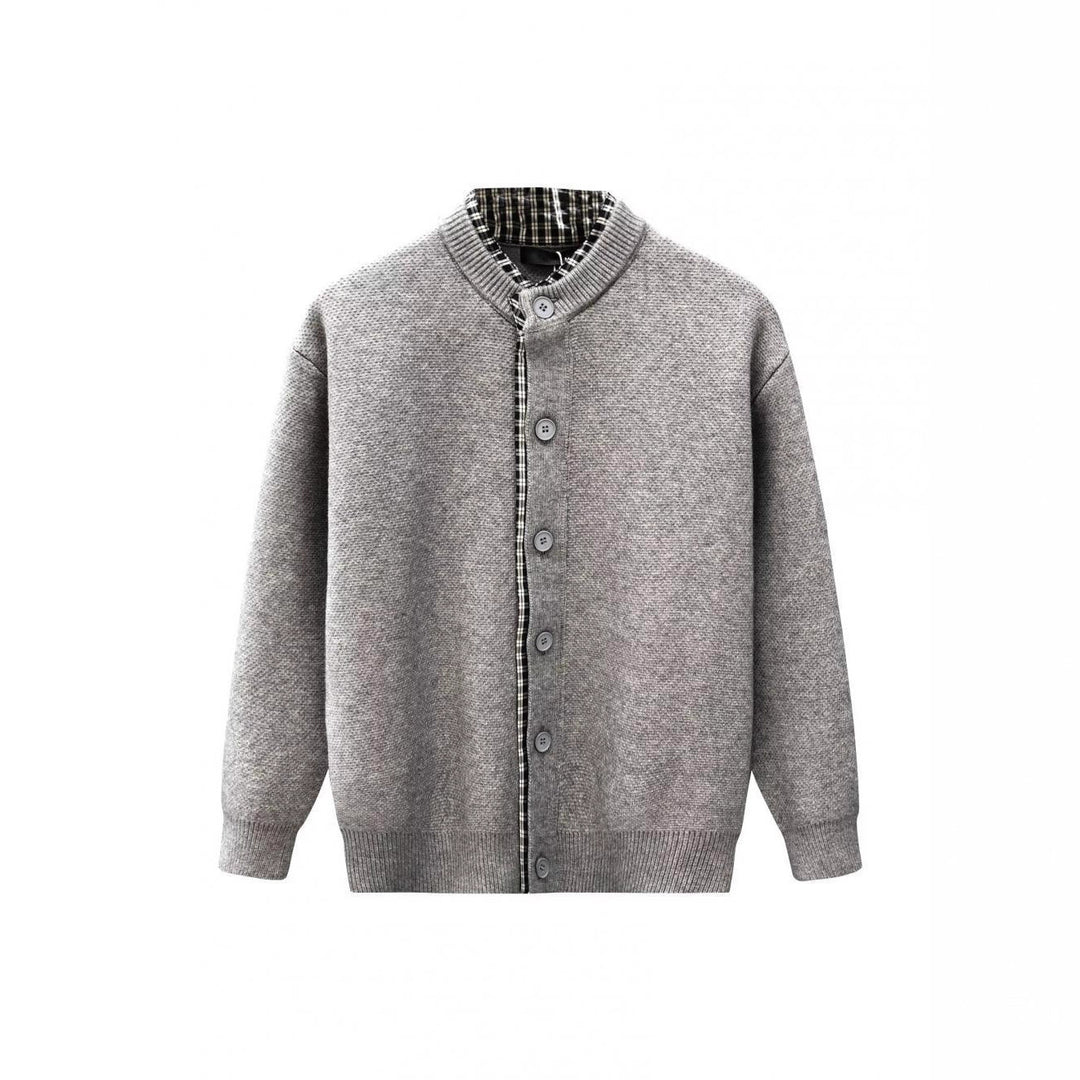 Herren Sweaterjacke mit Stehkragen Nord Taschen