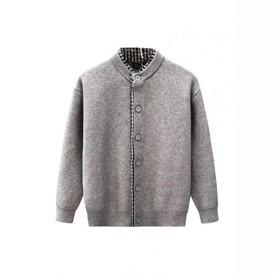 Herren Sweaterjacke mit Stehkragen Nord Taschen